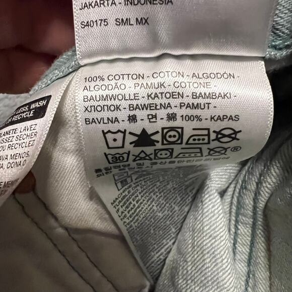 Levi’s 501 Jeans Mens 34 X30 Green Button Fly Straight Pants - Picture 6 of 11